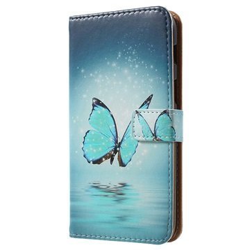 Samsung Galaxy A3 (2017) Glam Wallet Case Blue Butterfly