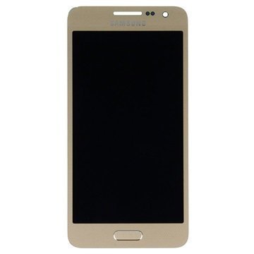 Samsung Galaxy A3 LCD Näyttö GH97-16747F Kulta