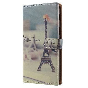 Samsung Galaxy A5 (2017) Glam Wallet Case Eiffel Tower