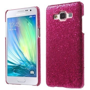 Samsung Galaxy A5 Galaxy A5 Duos Kova Suojakuori Glitteri Kuuma Pinkki