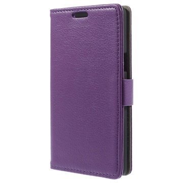 Samsung Galaxy A5 Galaxy A5 Duos Wallet Nahkakotelo Violetti