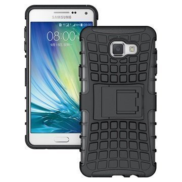 Samsung Galaxy A7 (2016) Anti-Slip Hybridikotelo Musta