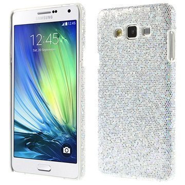 Samsung Galaxy A7 Kova Suojakuori Glitteri Hopeinen