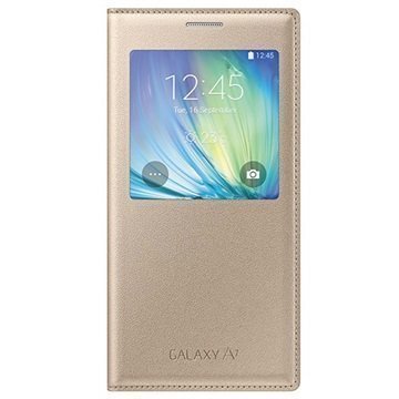 Samsung Galaxy A7 S-View Flip Case EF-CA700BFEGWWÂ - Gold