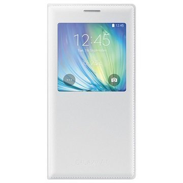 Samsung Galaxy A7 S-View Flip Case EF-CA700BWEGWW Valkoinen