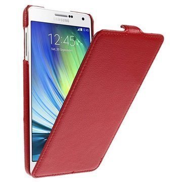 Samsung Galaxy A7 Slim Vertical Läppäkotelo Punainen