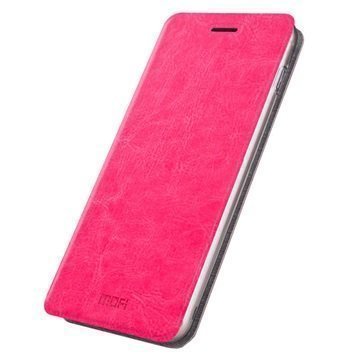 Samsung Galaxy A8 (2016) Mofi Rui Läppäkuori Kuuma Pinkki