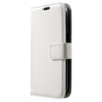 Samsung Galaxy Ace Style LTE Wallet Nahkakotelo Valkoinen