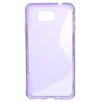 Samsung Galaxy Alpha S-Curve TPU-Kotelo Violetti