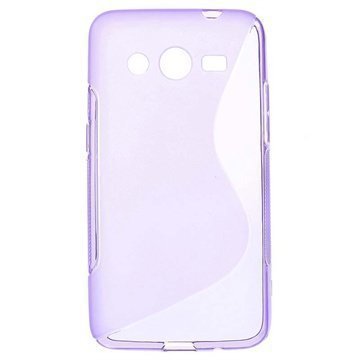 Samsung Galaxy Core II S-Curve TPU-Kotelo Violetti