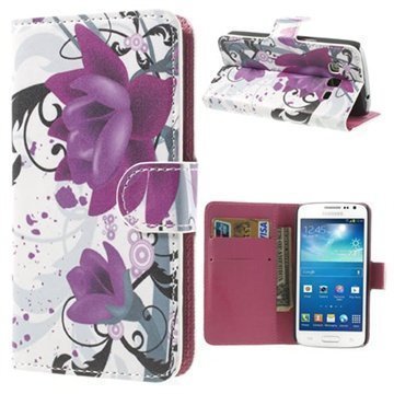 Samsung Galaxy Express 2 Wallet Nahkakotelo Lotus