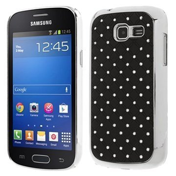 Samsung Galaxy Fresh S7390 Bling Diamond Kuori Musta