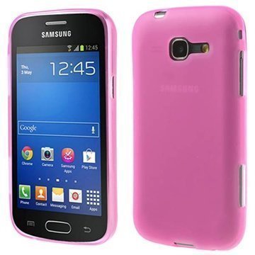 Samsung Galaxy Fresh S7390 Flex TPU-Kotelo Kuuma Pinkki