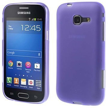 Samsung Galaxy Fresh S7390 Flex TPU-Kotelo Violetti