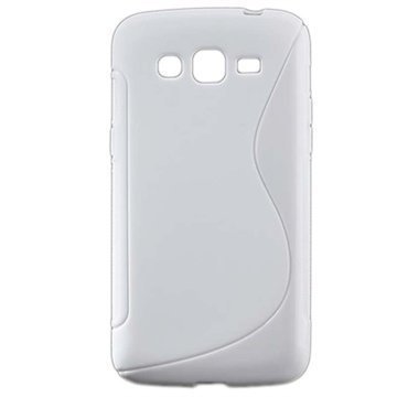 Samsung Galaxy Grand 2 S-Kuvio TPU-Kotelo Valkoinen