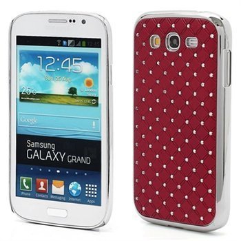 Samsung Galaxy Grand I9080 Galaxy Grand I9082 Bling Diamond Suojakuori Punainen