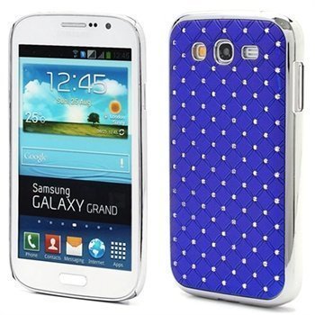 Samsung Galaxy Grand I9080 Galaxy Grand I9082 Bling Diamond Suojakuori Tummansininen