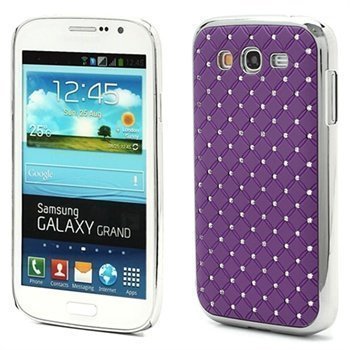 Samsung Galaxy Grand I9080 Galaxy Grand I9082 Bling Diamond Suojakuori Violetti