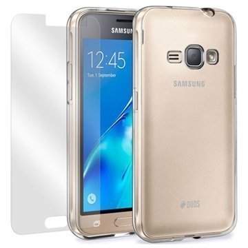 Samsung Galaxy J1 (2016) Moxie Täysi Suojaussetti Kirkas