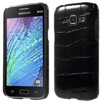 Samsung Galaxy J1 Galaxy J1 4G Kovakotelo Krokotiili Musta