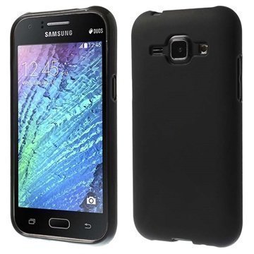 Samsung Galaxy J1 Galaxy J1 4G Matta TPU Suojakuori Musta