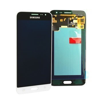 Samsung Galaxy J3 (2016) LCD Näyttö Valkoinen