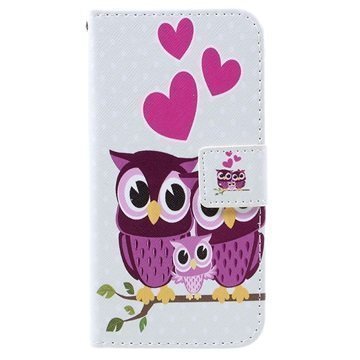 Samsung Galaxy J3 (2017) Glam Wallet Case Owl