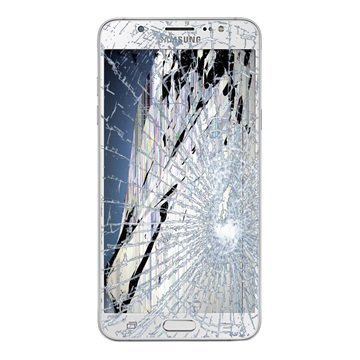 Samsung Galaxy J5 (2016) LCD-näytön ja Kosketusnäytön Korjaus Valkoinen