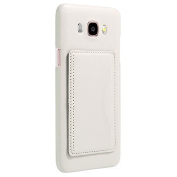 Samsung Galaxy J5 (2016) Retro Kickstand Kotelo Valkoinen