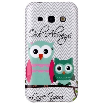 Samsung Galaxy J5 Glossy TPU-Suojakuori Owl Always Love You