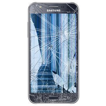 Samsung Galaxy J5 LCD-näytön ja Kosketusnäytön Korjaus Musta