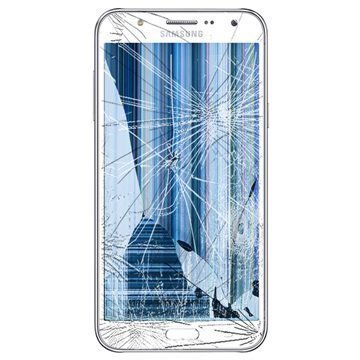 Samsung Galaxy J5 LCD-näytön ja Kosketusnäytön Korjaus Valkoinen