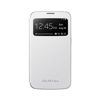 Samsung Galaxy Mega 6.3 I9200 I9205 Kotelo S-View EF-CI920BWEG Valkoinen