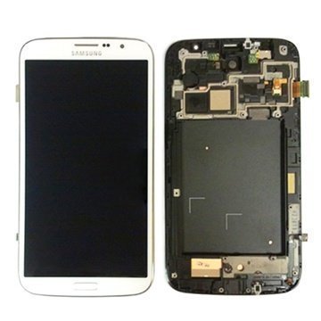 Samsung Galaxy Mega 6.3 I9205 Etukansi & LCD-Näyttö Valkoinen