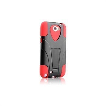 Samsung Galaxy Note 2 N7100 HyperGear Terminator Cover Black / Red