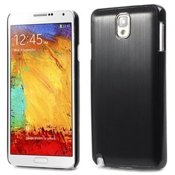 Samsung Galaxy Note 3 N9000 N9005 Loista Alumiininen Kuori Musta