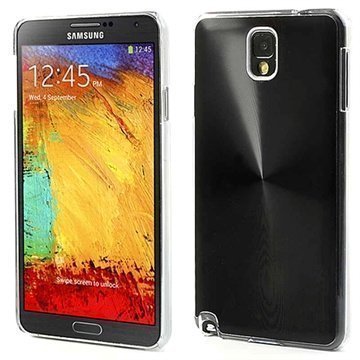 Samsung Galaxy Note 3 N9000 N9005 Loista Alumiininen Kuori Musta