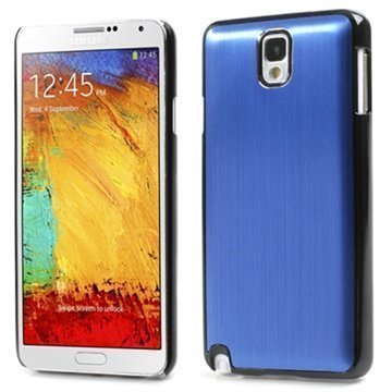 Samsung Galaxy Note 3 N9000 N9005 Loista Alumiininen Kuori Tummansininen