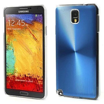 Samsung Galaxy Note 3 N9000 N9005 Loista Alumiininen Kuori Tummansininen