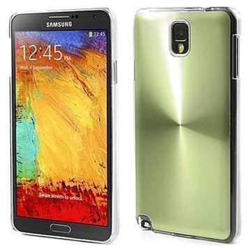 Samsung Galaxy Note 3 N9000 N9005 Loista Alumiininen Kuori Vihreä