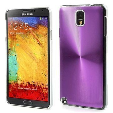 Samsung Galaxy Note 3 N9000 N9005 Loista Alumiininen Kuori Violetti