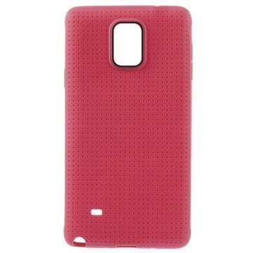 Samsung Galaxy Note 4 Dream Mesh TPU Kotelo Kuuma Pinkki