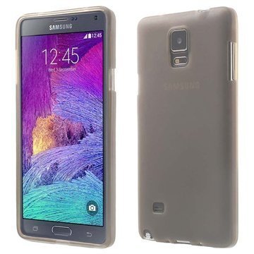 Samsung Galaxy Note 4 Flex TPU-Kotelo Harmaa