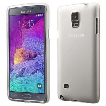 Samsung Galaxy Note 4 Flex TPU-Kotelo Läpinäkyvä