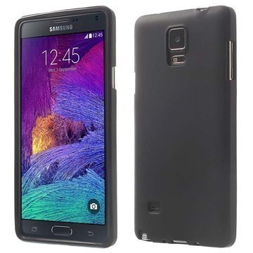 Samsung Galaxy Note 4 Flex TPU-Kotelo Musta