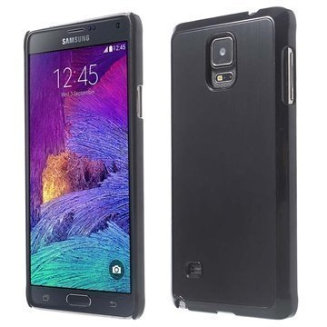 Samsung Galaxy Note 4 Loista Alumiininen Kuori Musta