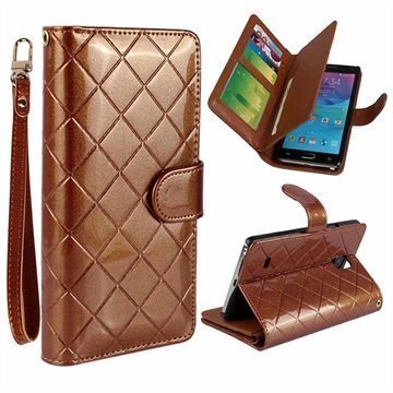 Samsung Galaxy Note 4 Organizer Wallet Case Bronze