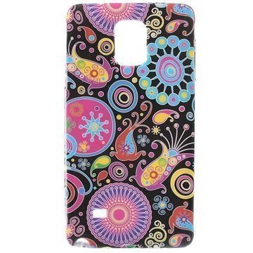 Samsung Galaxy Note 4 TPU Kotelo Paisleyn Kuvio