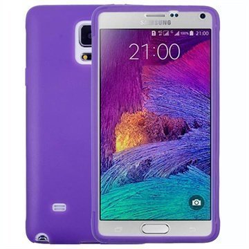 Samsung Galaxy Note 4 TPU Läppäkotelo Violetti