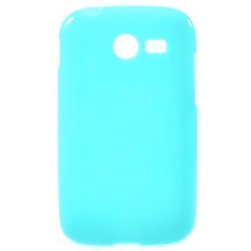 Samsung Galaxy Pocket 2 Glossy TPU-Suojakuori Sininen